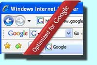 Google es imparable... Ahora ha lanzado una versin de Internet Explorer 7, optimizado para el uso de este buscador web.