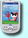 El WCE/Dust.A es un virus conceptual, tan conceptual que incluso hasta pregunta educadamente "Es ud. lo suficientemente estpido para infestar su Pocket PC por propia voluntad? Si o No" Y aunque parezca mentira, hay quien no duda en decir "Si"...